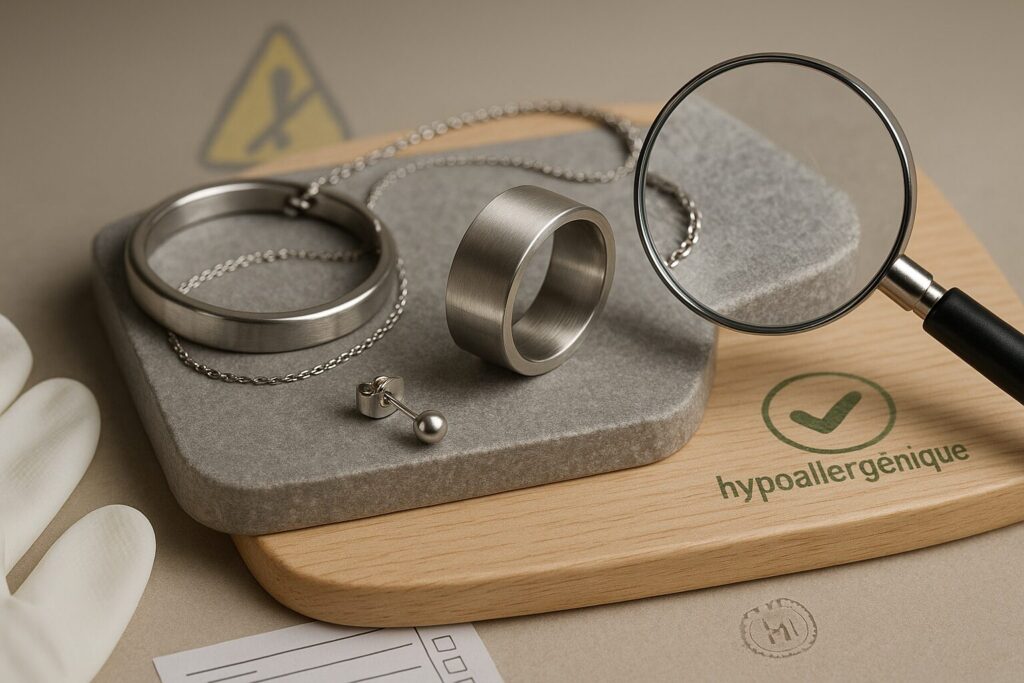 Acier inoxydable bijoux danger — pas de panique. Cet alliage est sûr, hypoallergénique et inaltérable: il ne noircit pas et résiste au quotidien. Découvrez nos explications claires, tests et sélections de bijoux modernes, durables et accessibles.