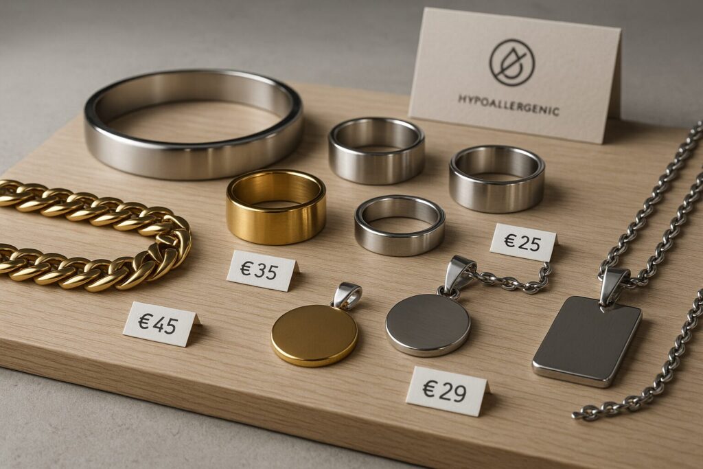 Découvrez le prix acier inoxydable et explorez des bijoux durables, résistants et hypoallergéniques qui brillent sans ternir et imitent l’or ou l’argent. Comparez tarifs compétitifs, bénéficiez de conseils d’entretien simples et faites le choix élégant, durable et accessible.