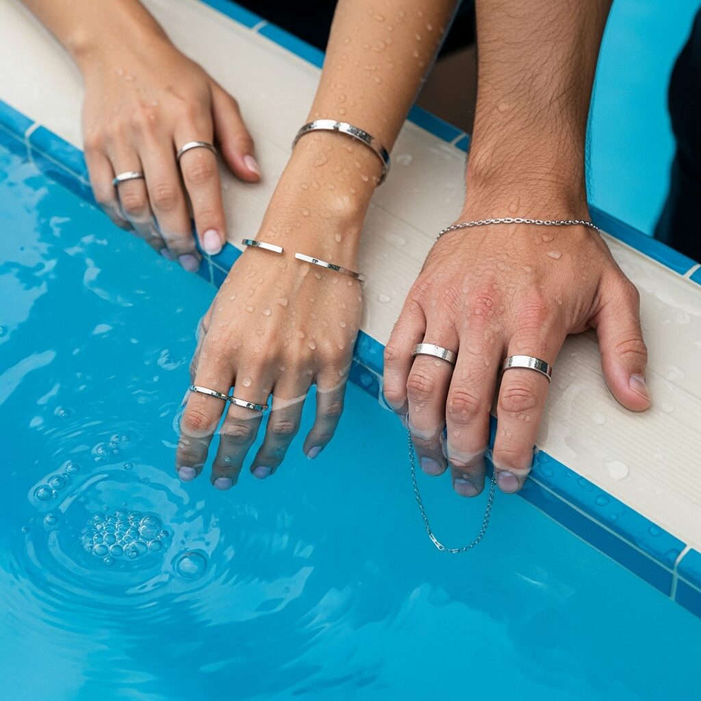 Par Sarah, experte bijoux inoxydables: découvrez l'acier inoxydable chlore, une alliance de style et de durabilité. Des bijoux qui résistent au chlore, sans ternir, faciles d’entretien et accessibles — parfaits pour femmes et hommes modernes.