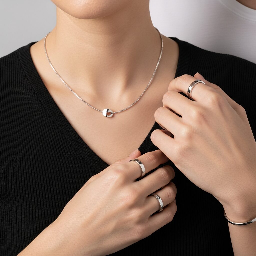 Pour être exact, quel est le mot-clé exact à optimiser ? En attendant, voici une version prête à l’emploi avec le mot-clé provisoire "bijoux inoxydables" (≤320 caractères) : Bijoux inoxydables: style moderne, durabilité et entretien sans effort. Découvrez des créations en acier inoxydable pour femme et homme — hypoallergéniques, brillants et qui ne noircissent pas. Moderne, accessible et durable, le choix parfait pour votre quotidien.